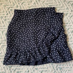 mini polka dot skirt